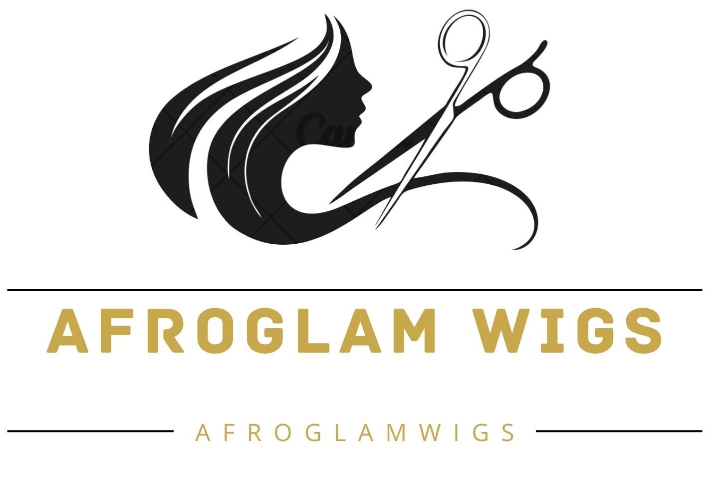 minimalist hair boutique logo